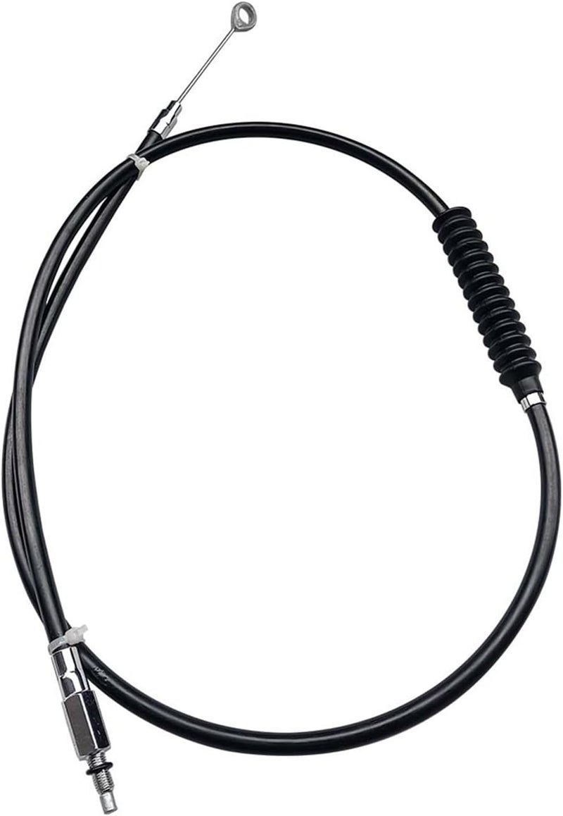 LFCMT 70.8" Clutch Cable Wire Stainless Steel Braided 180cm Long Cable Compatible with Harley Sportster XL 883 1200 1996-2015 - Image 1